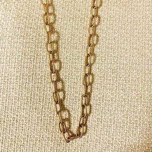 Vintage Avon gold tone chain necklace.  30”